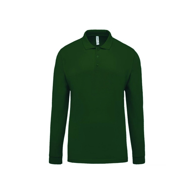 Polo manches longues homme personnalisé – chic et confortable