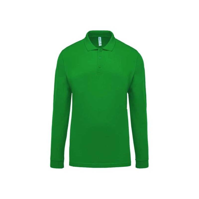 Polo manches longues homme personnalisé – chic et confortable