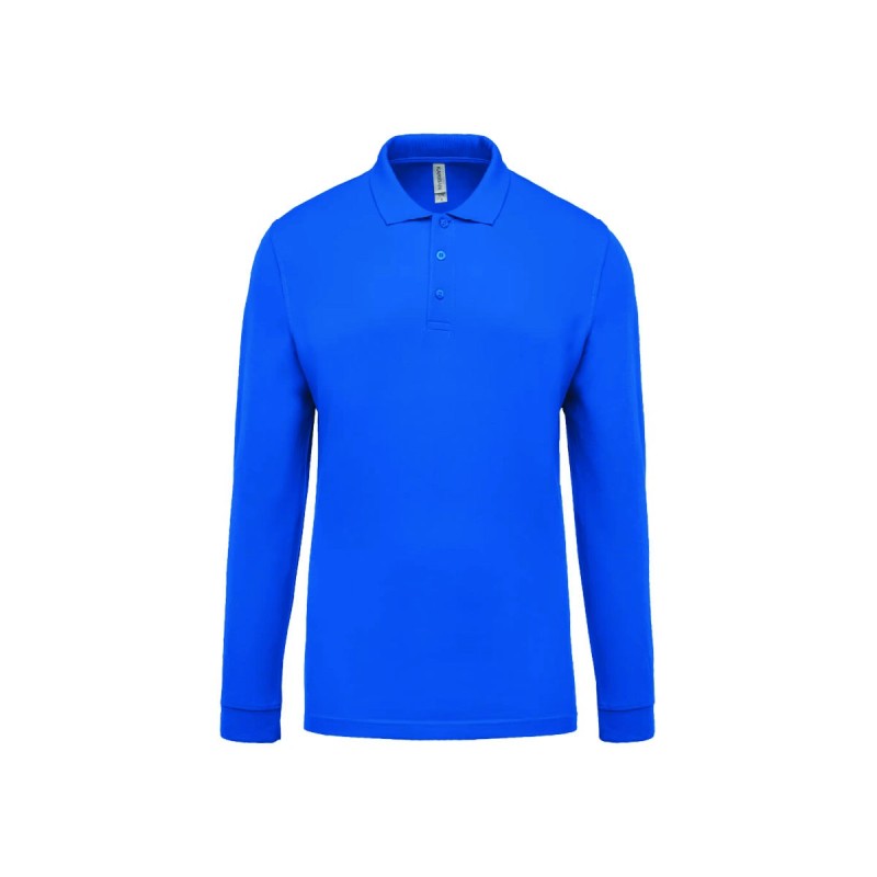 Polo manches longues homme personnalisé – chic et confortable
