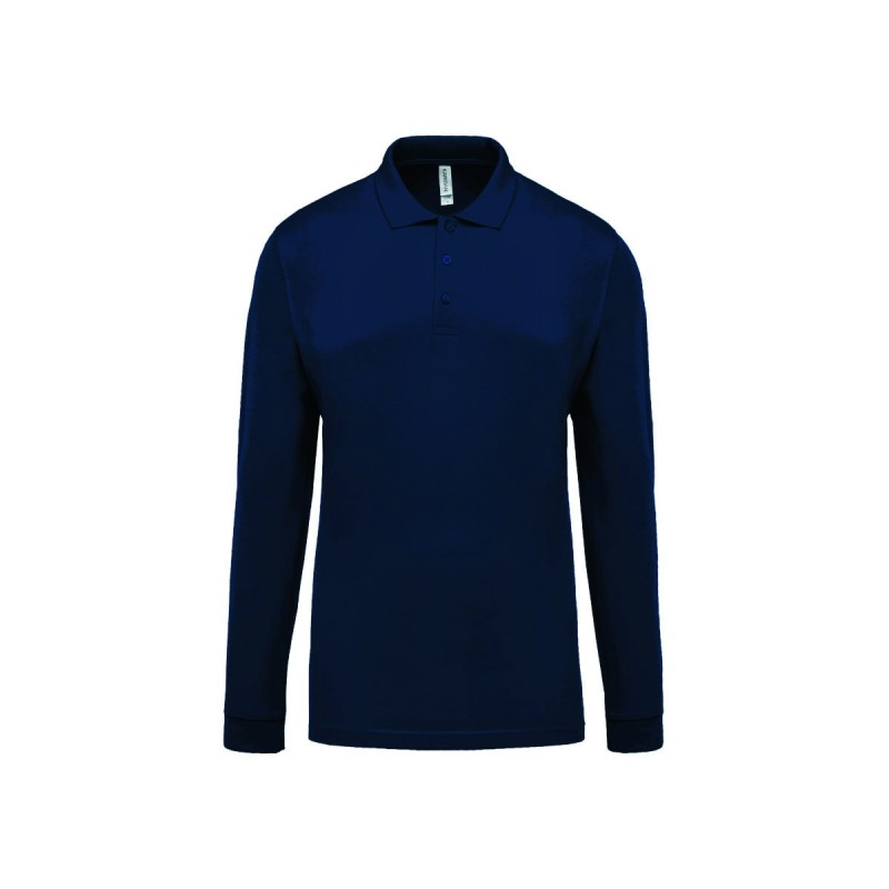 Polo manches longues homme personnalisé – chic et confortable