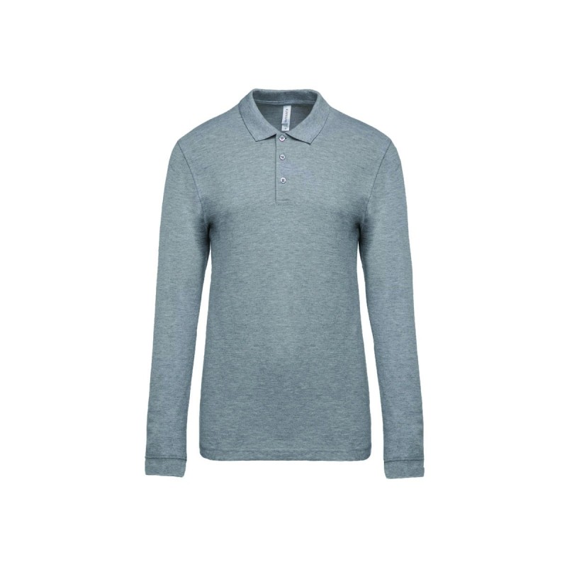 Polo manches longues homme personnalisé – chic et confortable