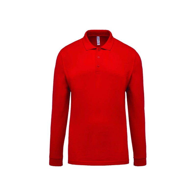 Polo manches longues homme personnalisé – chic et confortable