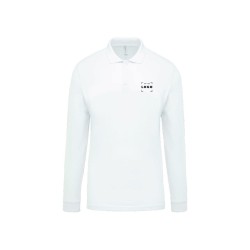 Polo manches longues homme personnalisé – chic et confortable