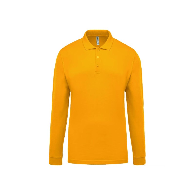 Polo manches longues homme personnalisé – chic et confortable