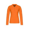 Polo manches longues femme personnalisé – chic et confortable