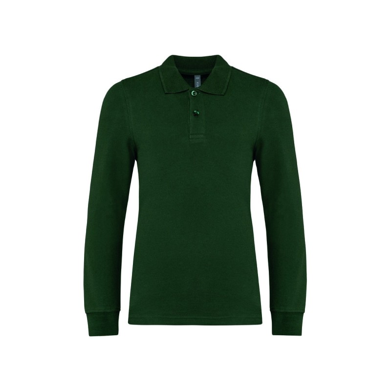 Polo manches longues enfant personnalisé – confortable et durable