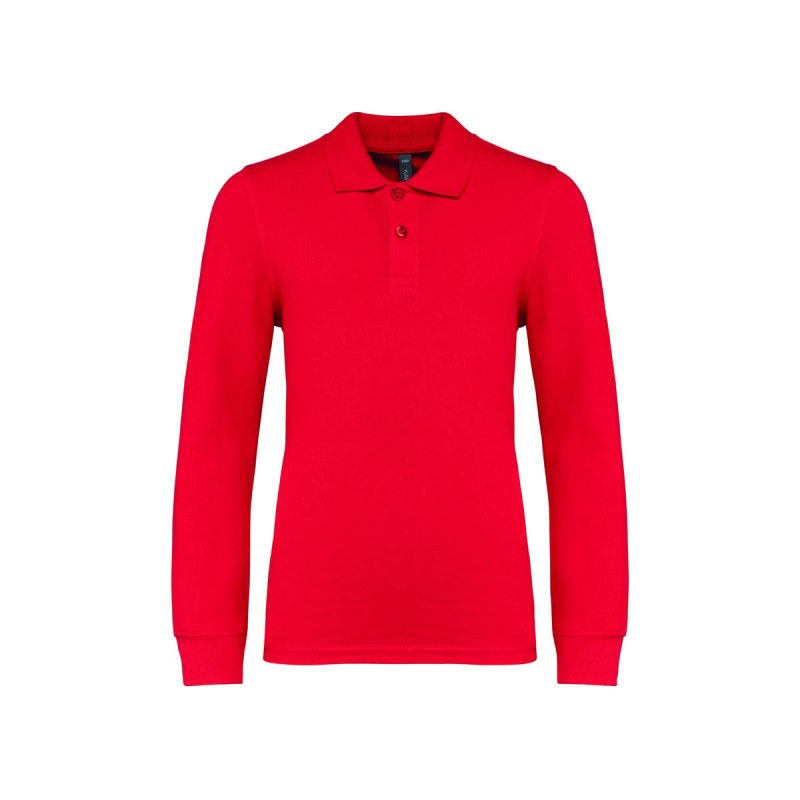 Polo manches longues enfant personnalisé – confortable et durable