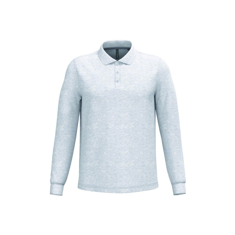 Polo manches longues homme personnalisé – confortable et résistant