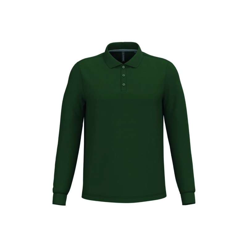 Polo manches longues homme personnalisé – confortable et résistant