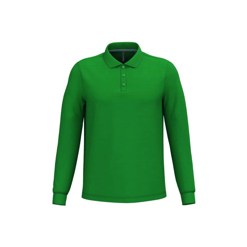 Polo manches longues homme personnalisé – confortable et résistant