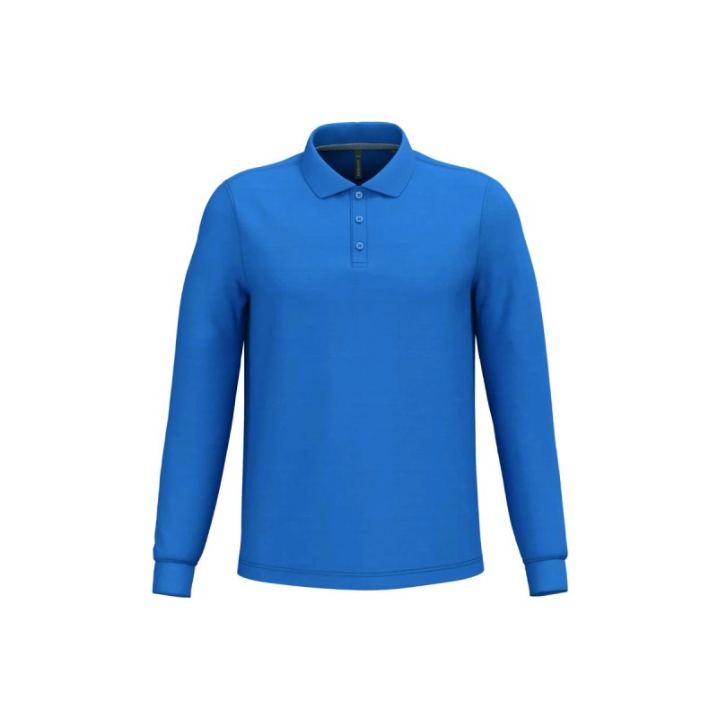Polo manches longues homme personnalisé – confortable et résistant