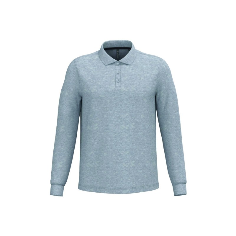 Polo manches longues homme personnalisé – confortable et résistant