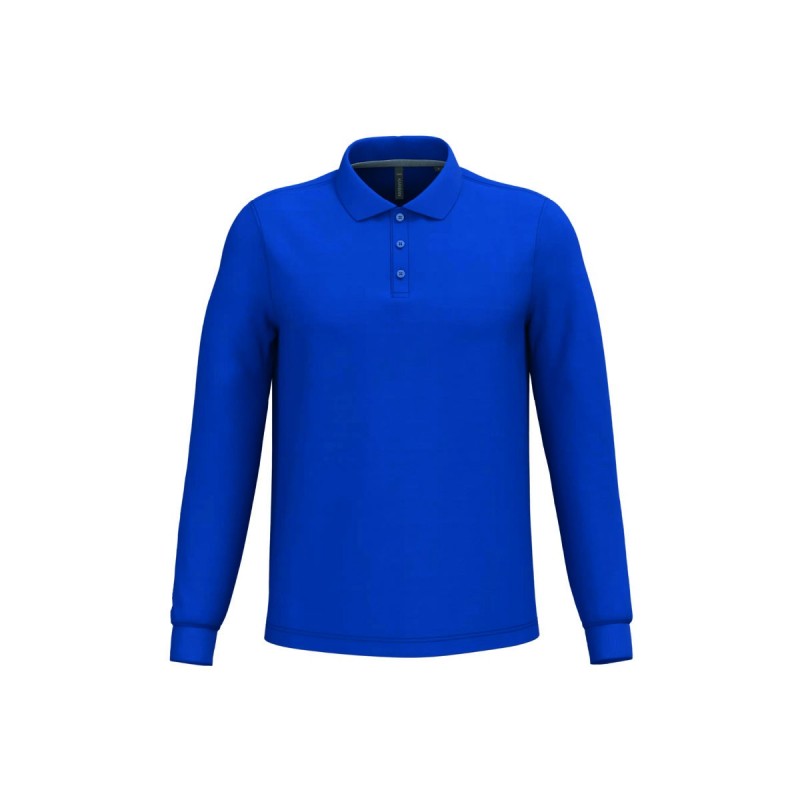 Polo manches longues homme personnalisé – confortable et résistant