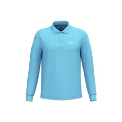 Polo manches longues homme personnalisé – confortable et résistant