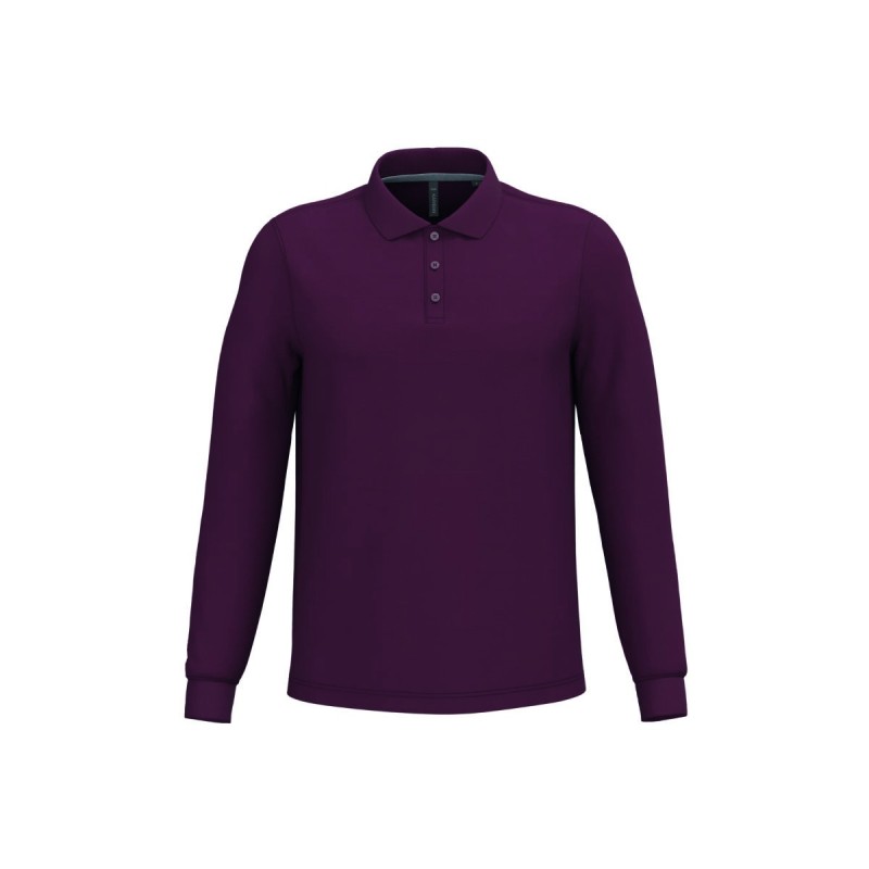 Polo manches longues homme personnalisé – confortable et résistant