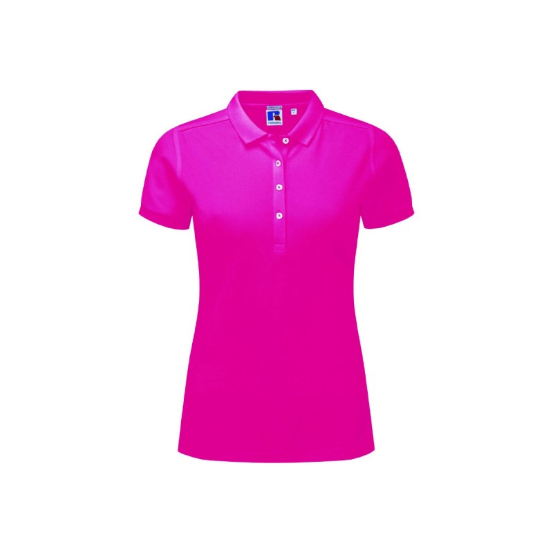 Polo stretch femme personnalisé – chic, confortable et performant
