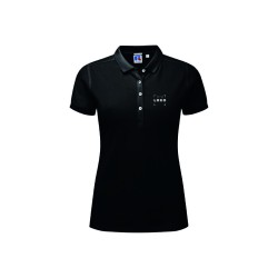 Polo stretch femme personnalisé – chic, confortable et performant