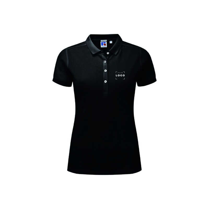 Polo stretch femme personnalisé – chic, confortable et performant