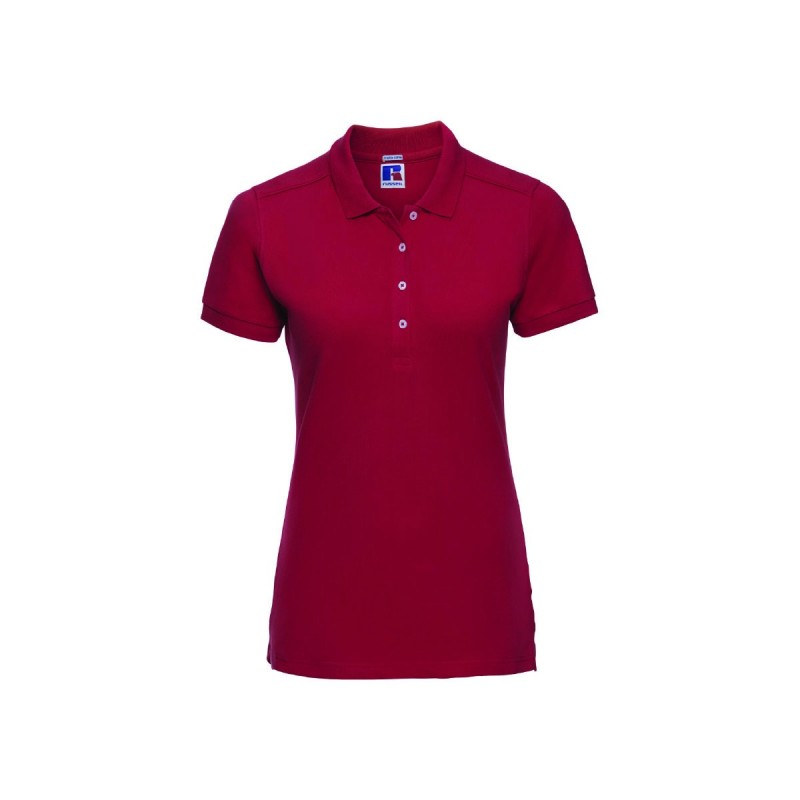 Polo stretch femme personnalisé – chic, confortable et performant