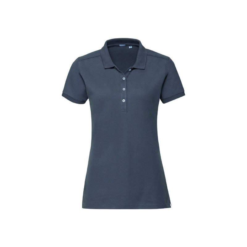 Polo stretch femme personnalisé – chic, confortable et performant