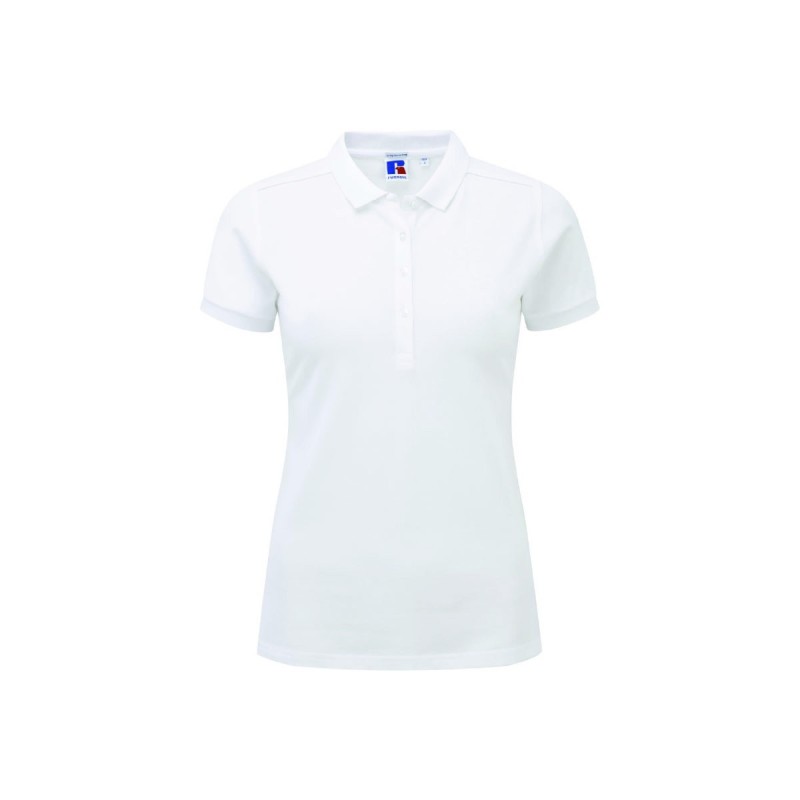 Polo stretch femme personnalisé – chic, confortable et performant