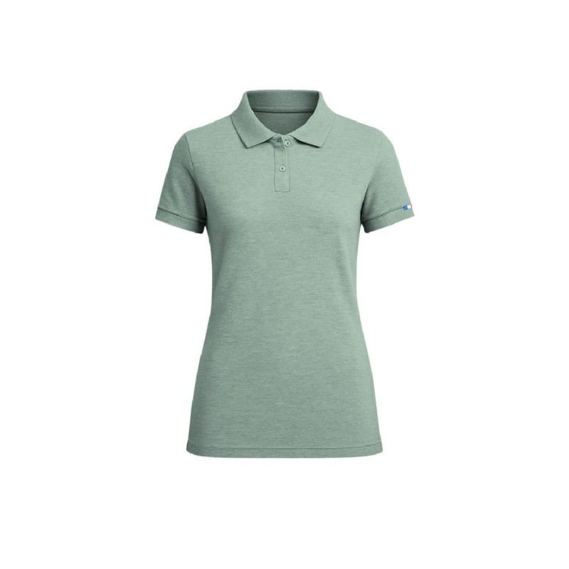 Polo manches courtes femme Made in France – coton bio, chic et durable