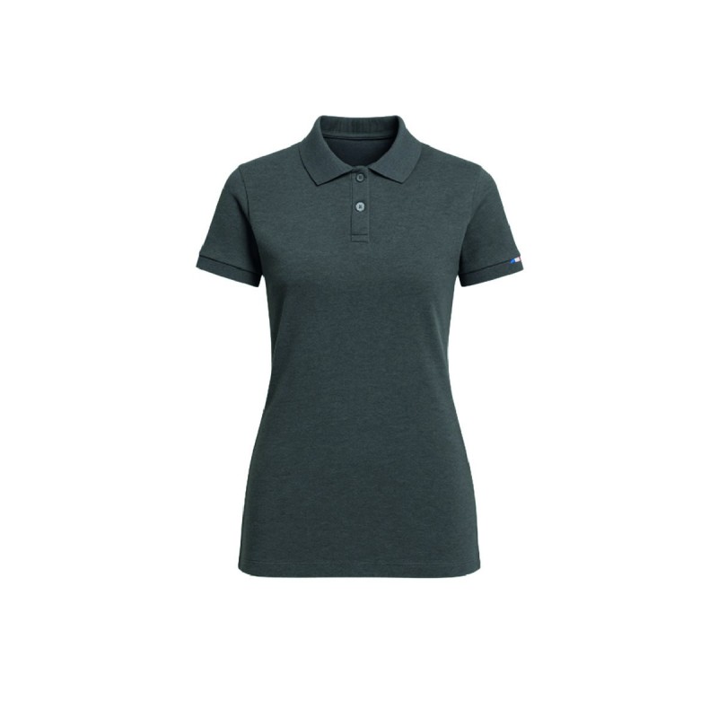 Polo manches courtes femme Made in France – coton bio, chic et durable