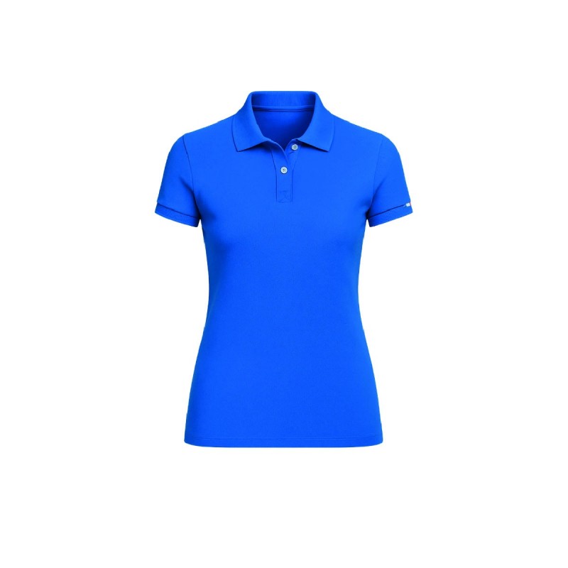 Polo manches courtes femme Made in France – coton bio, chic et durable