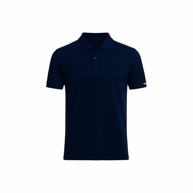 Polo manches courtes homme Made in France – coton bio, chic et durable