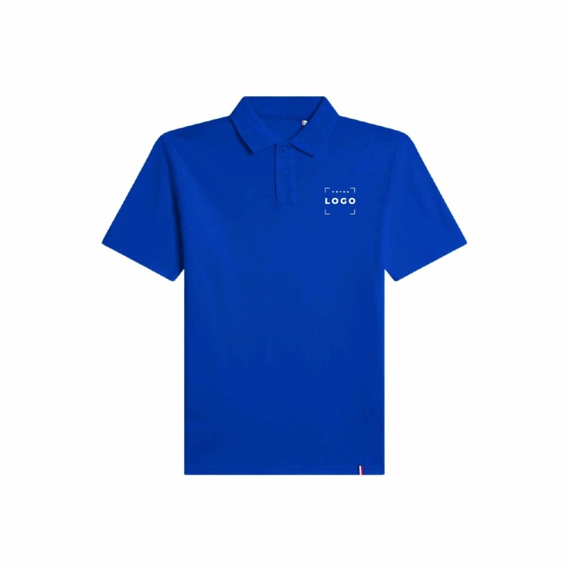 Polo homme coton bio personnalisé –  Made in France