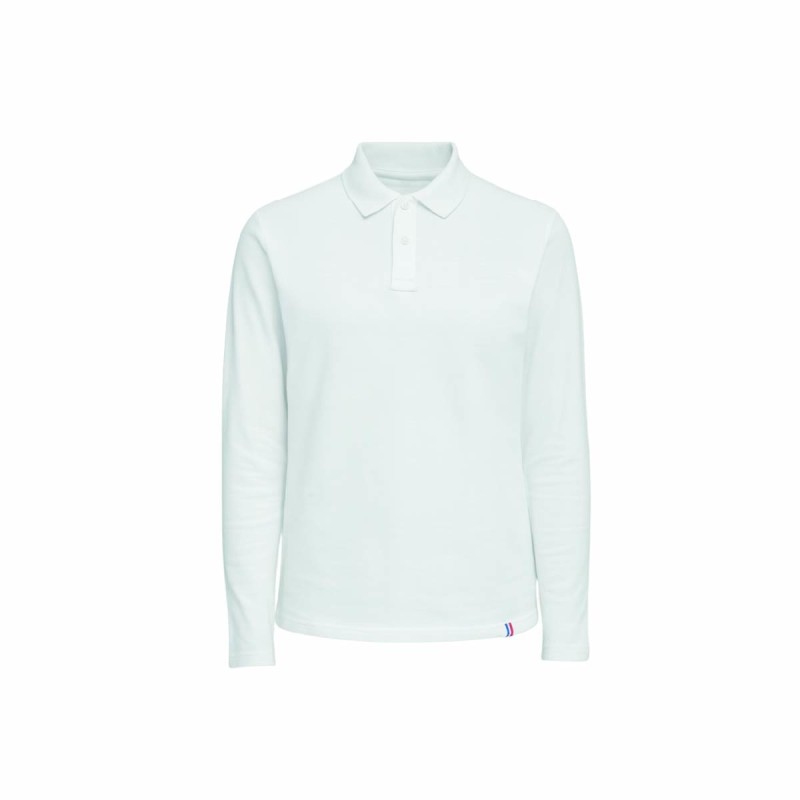 Polo femme manches longues coton bio personnalisé – Made in France