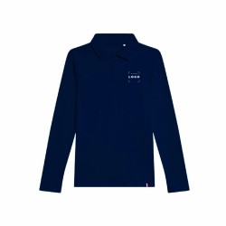 Polo femme manches longues coton bio personnalisé – Made in France