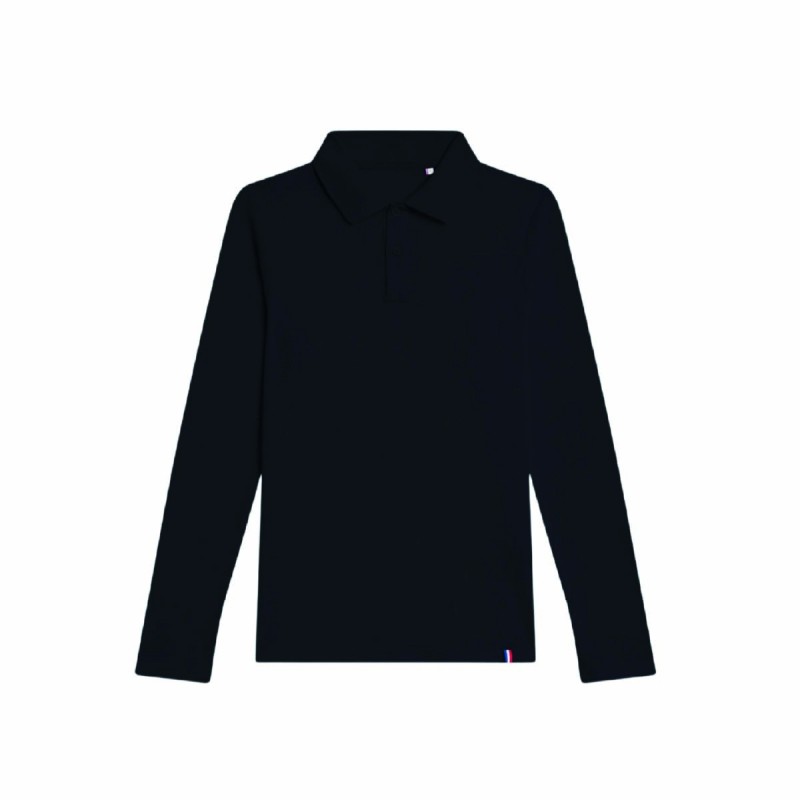 Polo femme manches longues coton bio personnalisé – Made in France