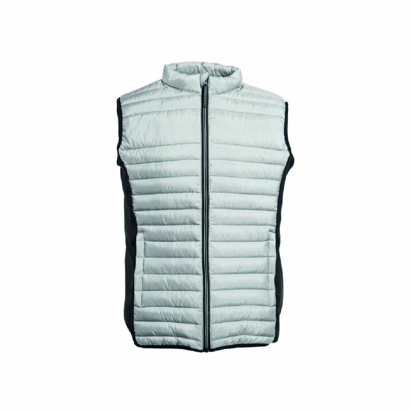 Bodywarmer homme personnalisé bi-matière – Cadeaux d’entreprise
