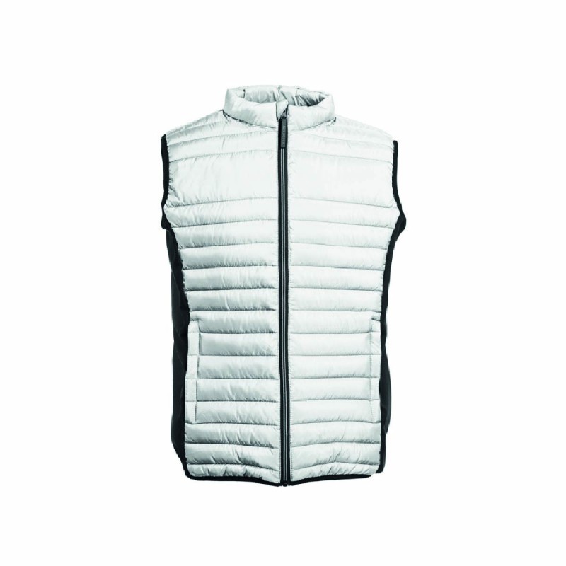 Bodywarmer homme personnalisé bi-matière – Cadeaux d’entreprise