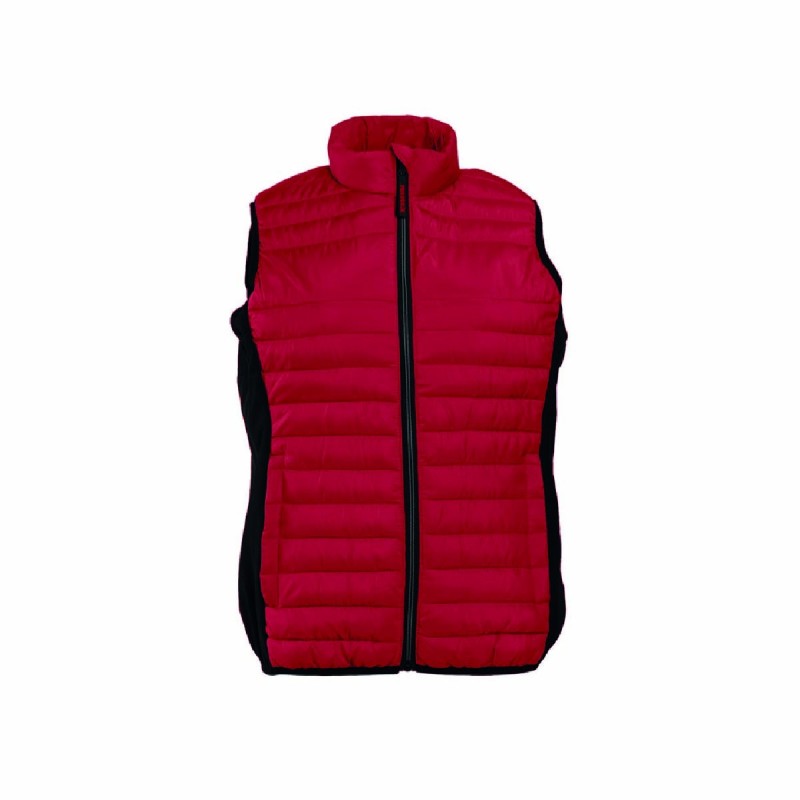 Bodywarmer femme personnalisé bi-matière – Cadeaux d’entreprise