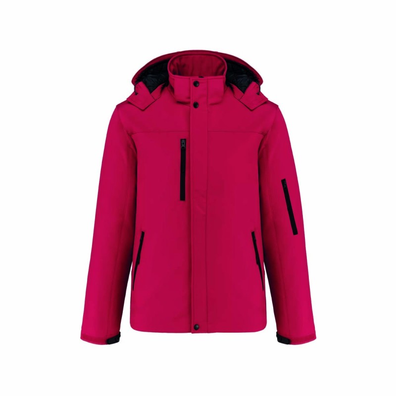Parka Softshell Doublée Capuche Homme – Personnalisation Entreprise