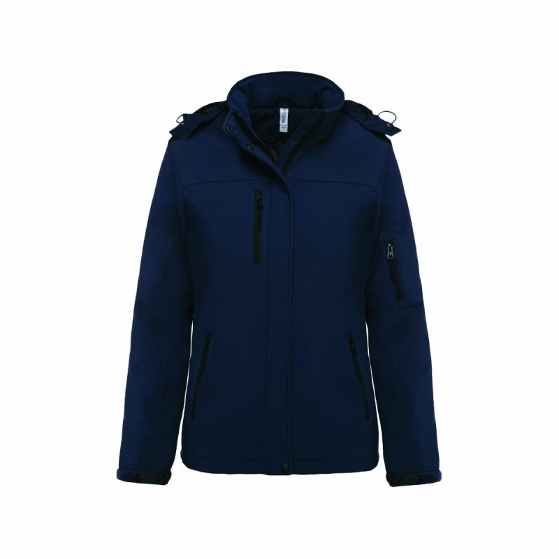 Parka Softshell Doublée Capuche Femme – Personnalisation Entreprise