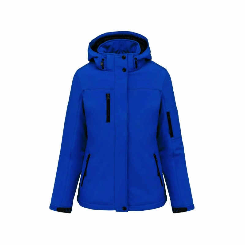 Parka Softshell Doublée Capuche Femme – Personnalisation Entreprise