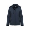 Parka Softshell Doublée Capuche Femme – Personnalisation Entreprise