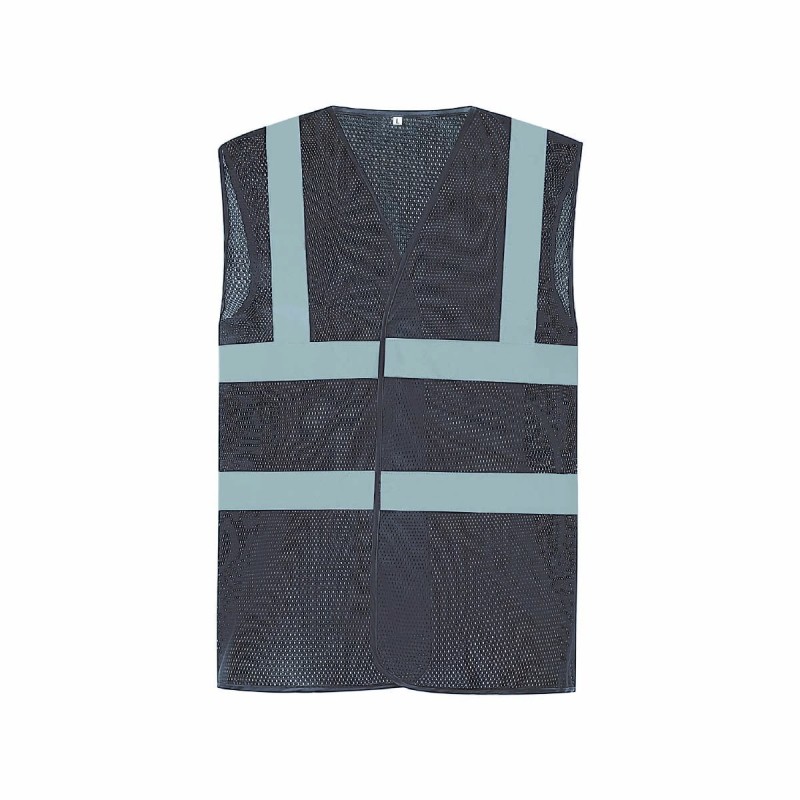 Gilet haute visibilité 4 bandes recyclé | Personnalisation entreprise