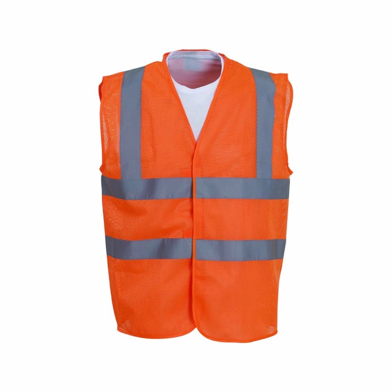 Gilet haute visibilité 4 bandes recyclé | Personnalisation entreprise