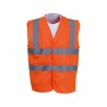 Gilet haute visibilité 4 bandes recyclé | Personnalisation entreprise