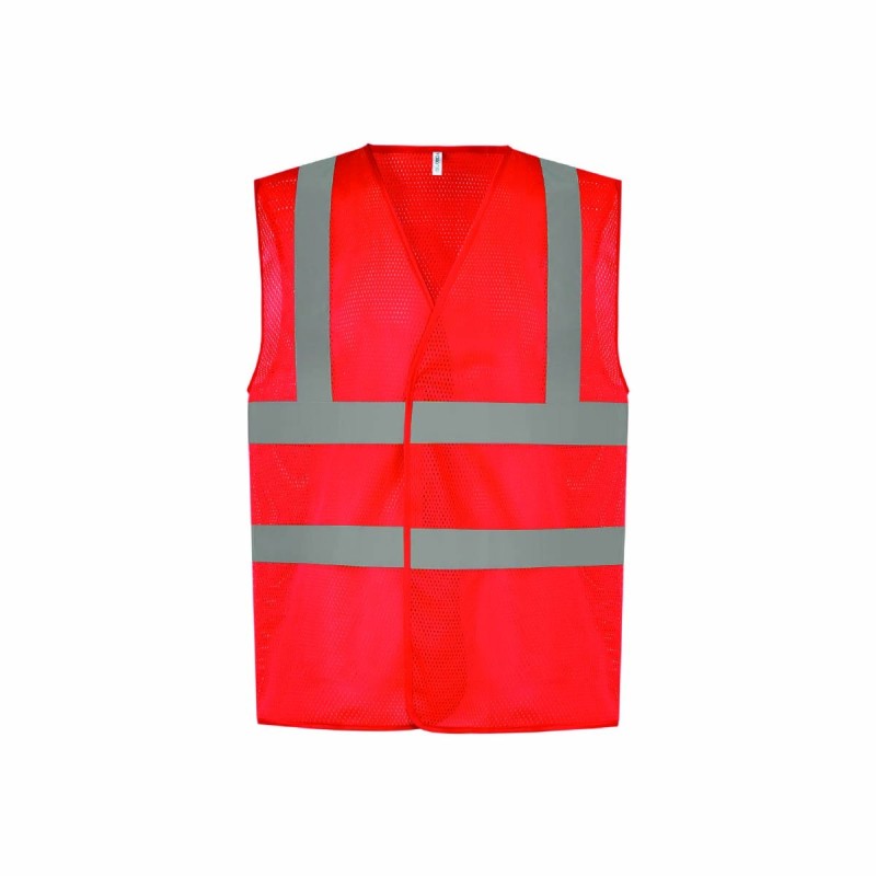 Gilet haute visibilité 4 bandes recyclé | Personnalisation entreprise