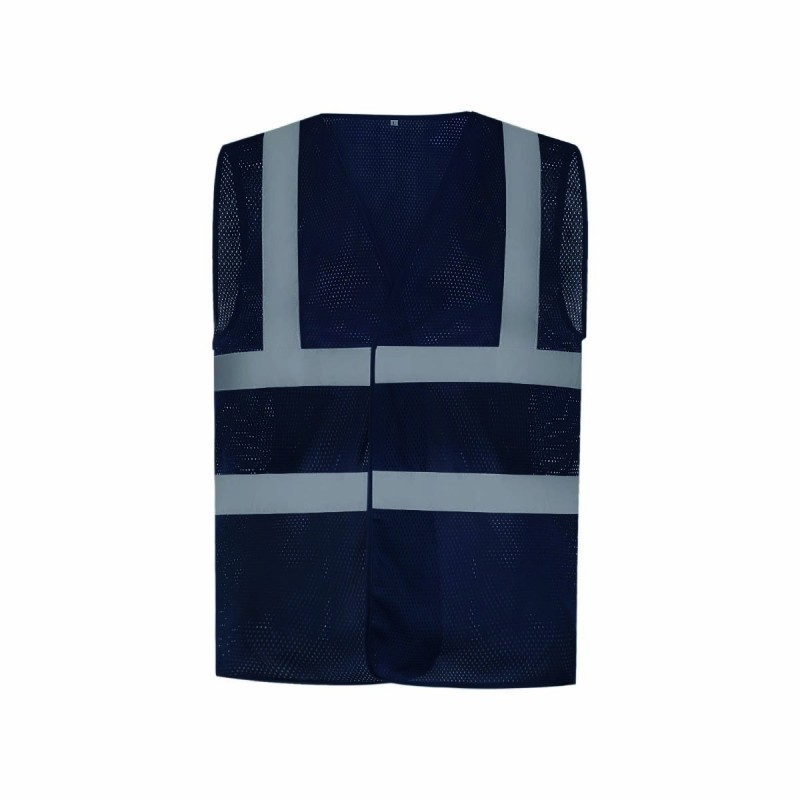 Gilet haute visibilité 4 bandes recyclé | Personnalisation entreprise