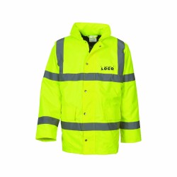 Parka haute visibilité personnalisable | Vêtement sécurité entreprise