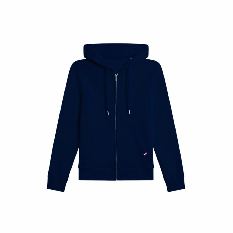 Hoodie molletonné zippé femme personnalisable | Fabrication française