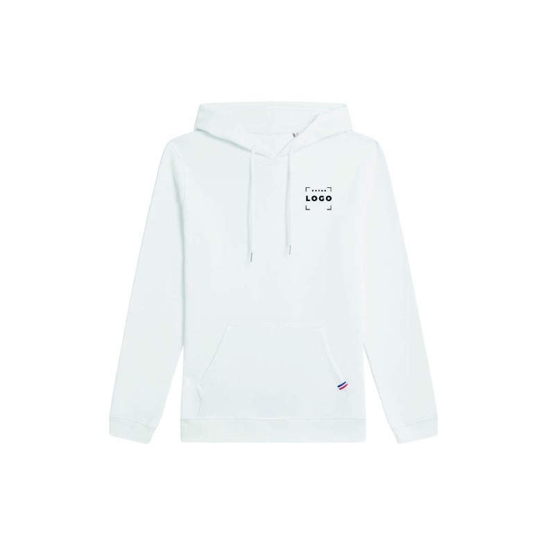 Hoodie molletonné homme personnalisable | Fabrication française