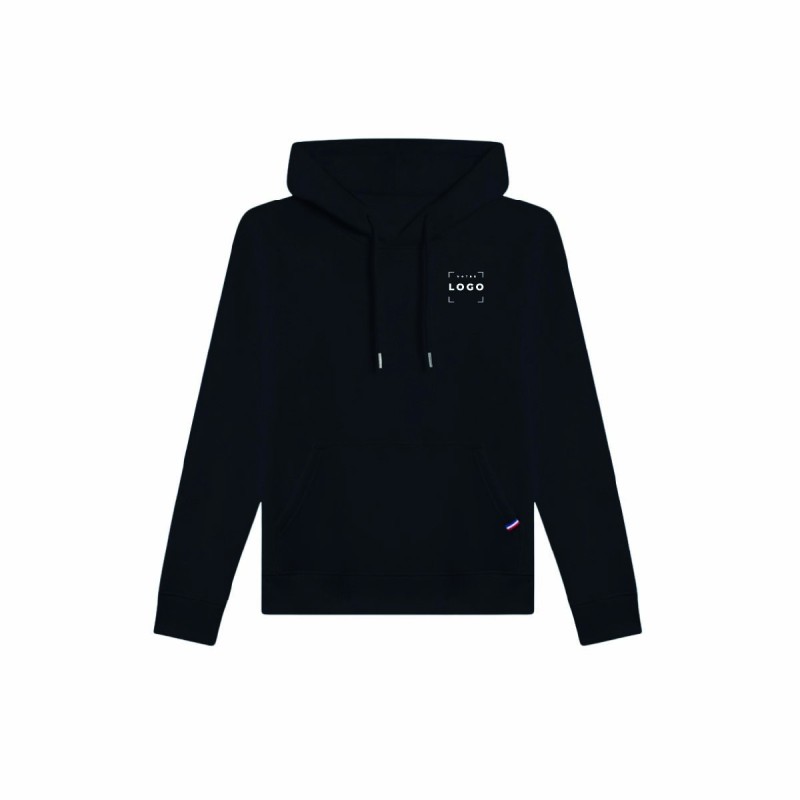 Hoodie molletonné femme personnalisable | Fabrication française