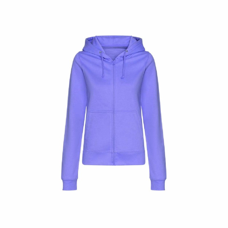 Sweat à capuche zippé femme personnalisable | Vêtement entreprise